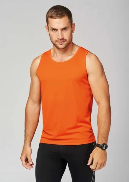Oranje tanktops bedrukken