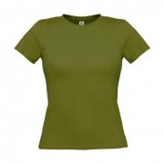 Dames T-shirts B&C Exact 150 Women Only Moss Green