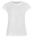 Dames T-shirt Clique Fashion Top 029005 Wit