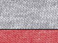 Unisex 3/4 Sleeve Baseball T-Shirt Grey/Red Triblend