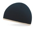Dames Muts beechfield Two-Tone Beanie Knitted Hat B44c
