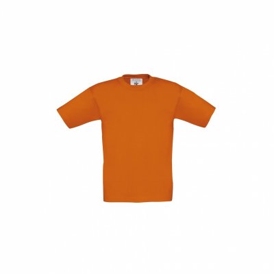 Merg slank Wat Goedkope B&C Oranje Kinder T-shirt
