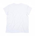 Men`s Organic Roll Sleeve T White