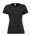 Dames T-shirt Tee Jays Basic 1050 dark grey