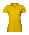 Dames T-shirt Tee Jays Basic 1050 bright yellow