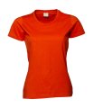Dames T-shirt Tee Jays Basic 1050 oranje