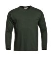 SANTINO T-shirt James long sleeves Donker Groen