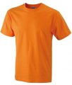 Heren T-shirt James & Nicholson Workwear-T JN800 Oranje