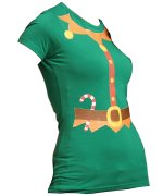 Dames Kerst T-shirt Elf CS143