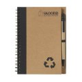 RecycleNote-L notitieboekje zwart