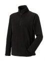 Fleece Sweater Adult's Quarter zip Russel 8740M zwart