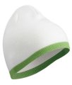 Muts with contrasting Border MB7584 white/lime-green