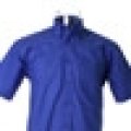 Overhemd Kustom Kit KK350 korte mouw italian blue
