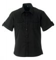 Overhemd Men's Roll Sleeve Shirt Russell 919M zwart