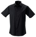 Overhemd Tailored Shortsleeve Shirt Russell 947M zwart