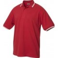 Heren Poloshirt Clique Amarillo 028219 red-white