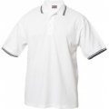 Heren Poloshirt Clique Amarillo 028219 white-navy