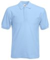 Polo's Blended Fabric Fruit of the Loom 63-402-0 sky blue