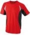Loop shirt JN391 Men's Running-T rood-zwart