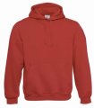 Hooded Sweater B&C red