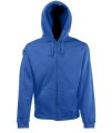 Hooded sweater Zip Sweatshirt Fruit of the Loom 62-034-0 royal blue