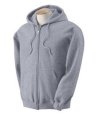 Hooded sweaters Heavyweight Full Zip Hooded Sweat Gildan 18600 sports grey