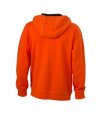 Hooded Sweaters Lifestyle JN963 dark oranje-navy