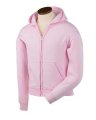 Kinder Hoodie Full zip Gildan 18600B light pink