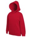 Kinder Hooded sweaters Fruit of the Loom 62-034-0 rood