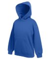 Kinder Hooded sweaters Fruit of the Loom 62-034-0 royal