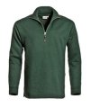 Sweaters, zipsweater Santino Alex 200011 donker groen