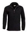 Sweaters, zipsweater Santino Alex 200011 zwart