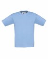 Kinder T-shirts B&C Exact 150 sky blue