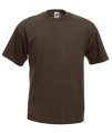 T-shirt Fruit of the Loom Value weight 61-036-0 chocolate