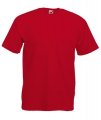 T-shirt Fruit of the Loom Value weight 61-036-0 rood