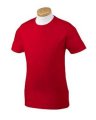 T-shirt Ring Spun Gildan 64000 rood