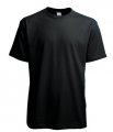 T-shirts Gildan Ring spun Premium 4100 zwart