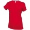 T-shirt V hals Dames Kariban K381 RED