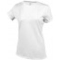 T-shirt V hals Dames Kariban K381 WHITE