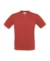 T-shirts V hals B&C exact TU006 rood