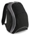 Rugzak Teamwear Backpack Bagbase BG571 zwart-graphite grey-wit