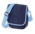 Tassen, Schoudertas Mini Reporter Bag Bagbase BG018 french navy-sky blue