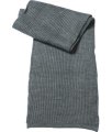 Sjaals Knitted MB504 dark-grey-melange